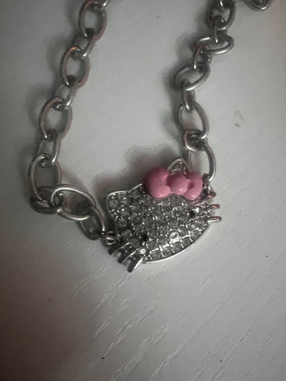 Sanrio Hello Kitty Silver Necklace and Choker - Picture 2 of 4
